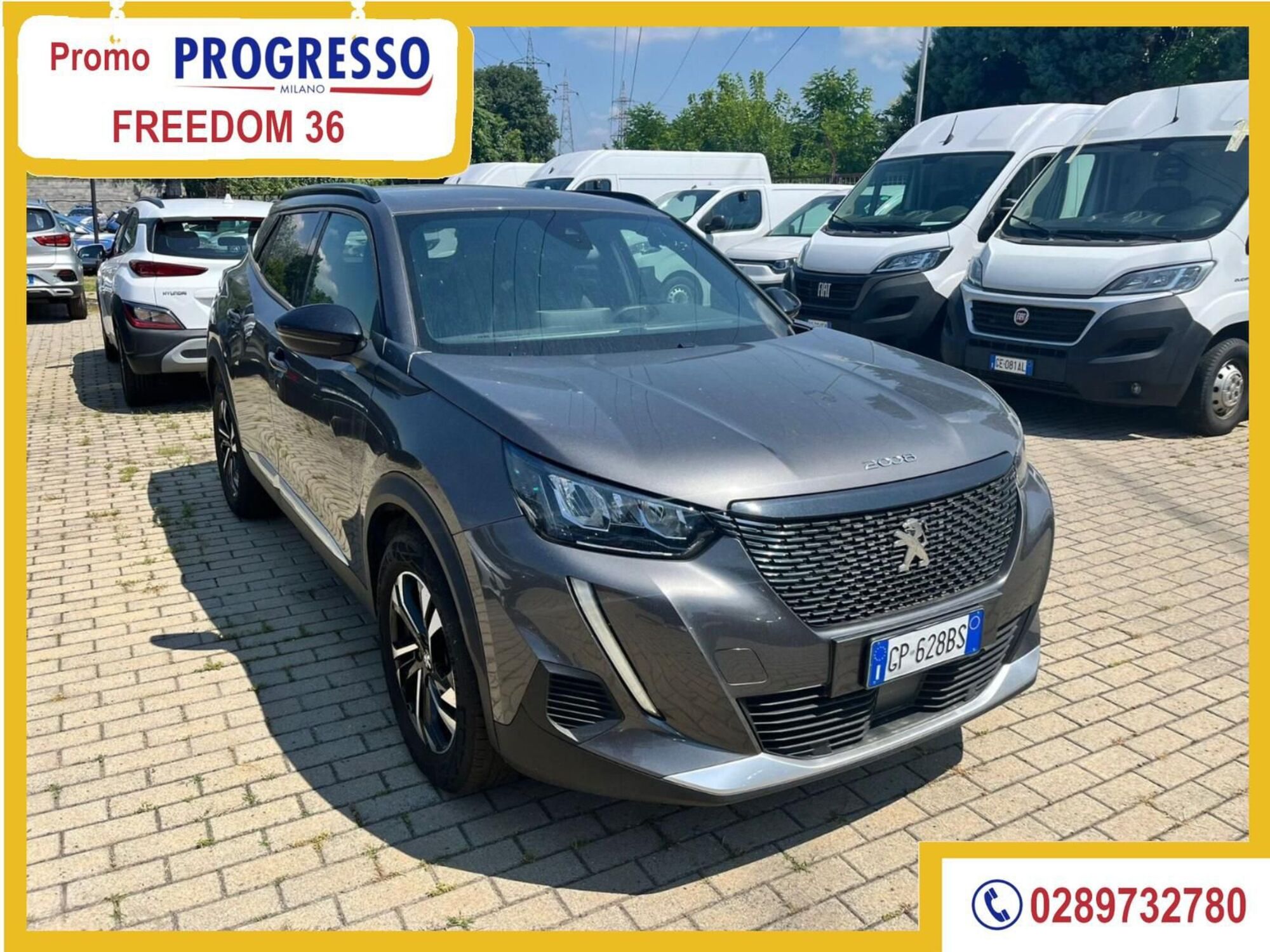 Peugeot 2008 PureTech 130 S&amp;S EAT8 Allure Pack  del 2023 usata a Sesto San Giovanni