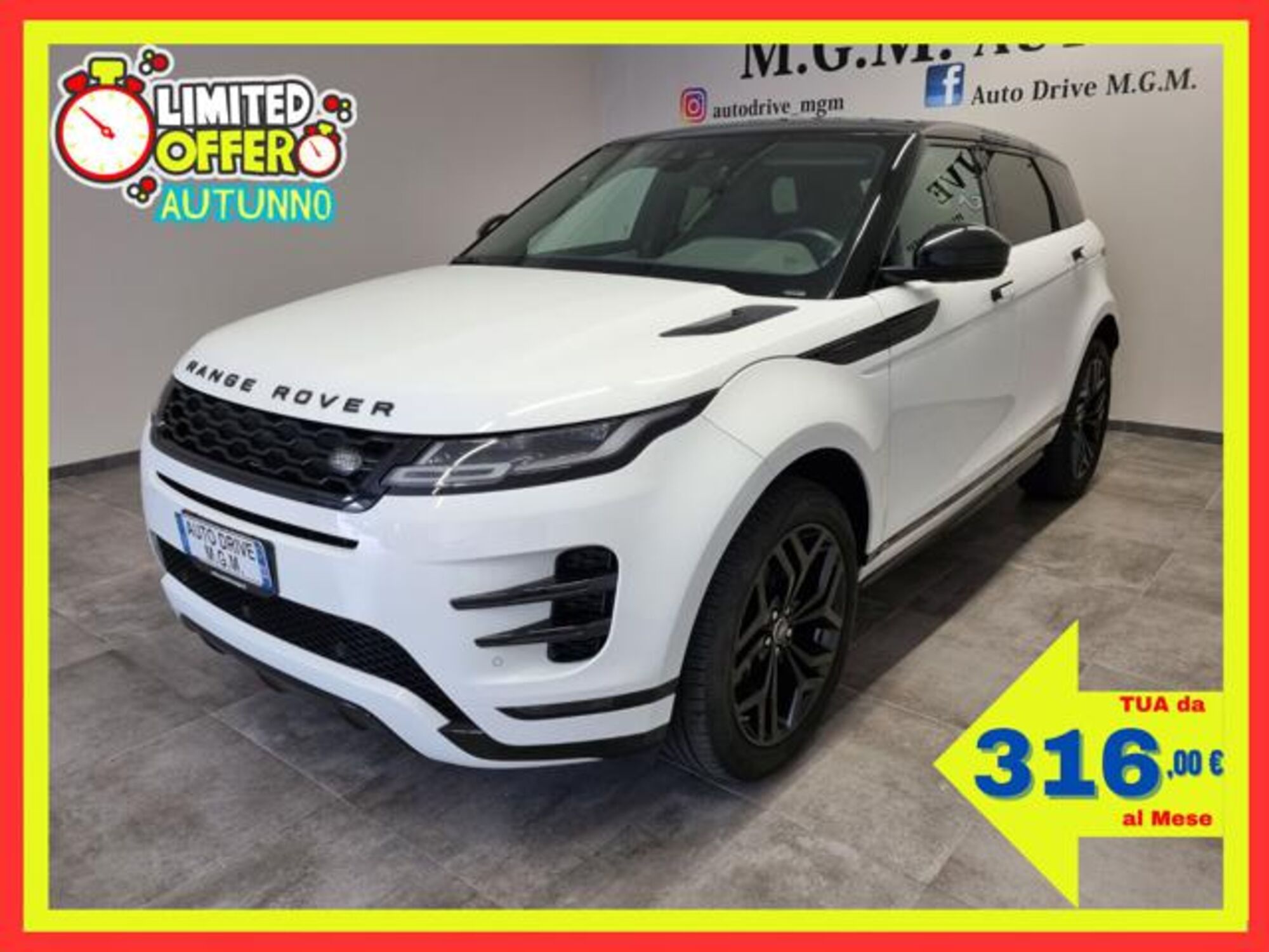 Land Rover Range Rover Evoque 2.0D I4-L.Flw 150CV AWD Aut R-Dynamic HSE del 2019 usata a Erba