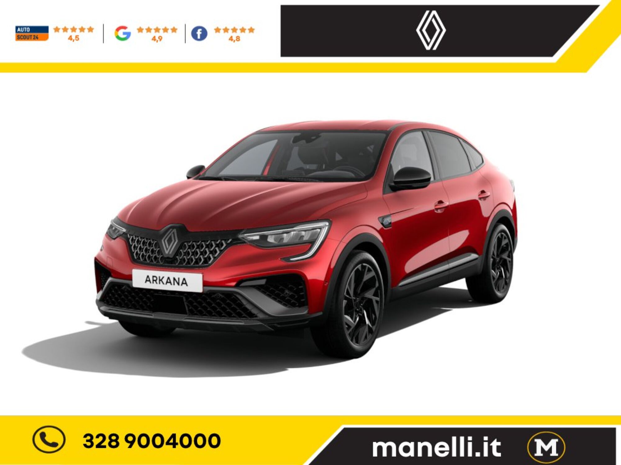 Renault Arkana 1.6 full hybrid Esprit Alpine 145cv nuova a Gavardo