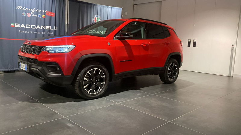 Jeep Compass 1.3 T4 240CV PHEV AT6 4xe Trailhawk  del 2022 usata a Romano di Lombardia