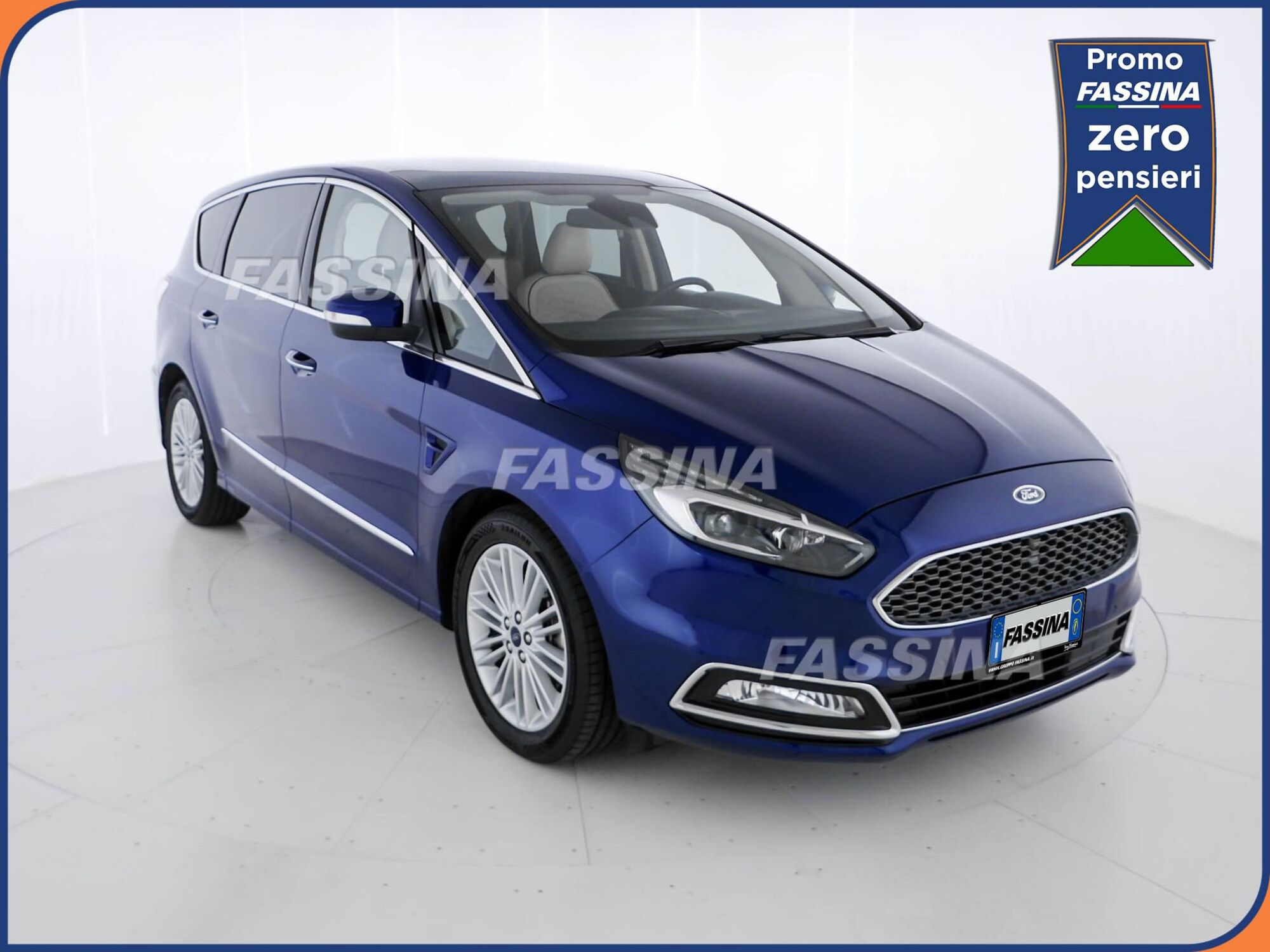 Ford S-Max 2.0 TDCi 180CV S&amp;S Powershift AWD 7 posti Vignale del 2018 usata a Milano