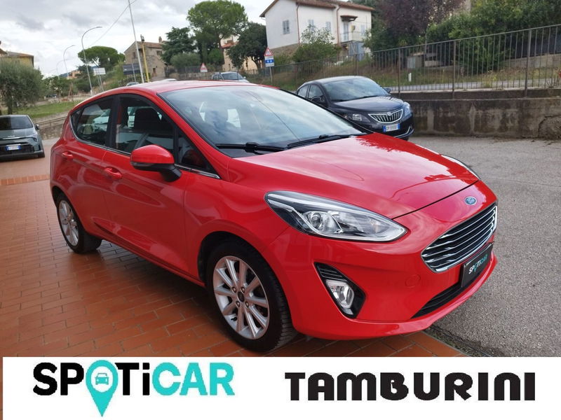 Ford Fiesta 1.5 TDCi 5 porte Titanium  del 2018 usata a Cortona