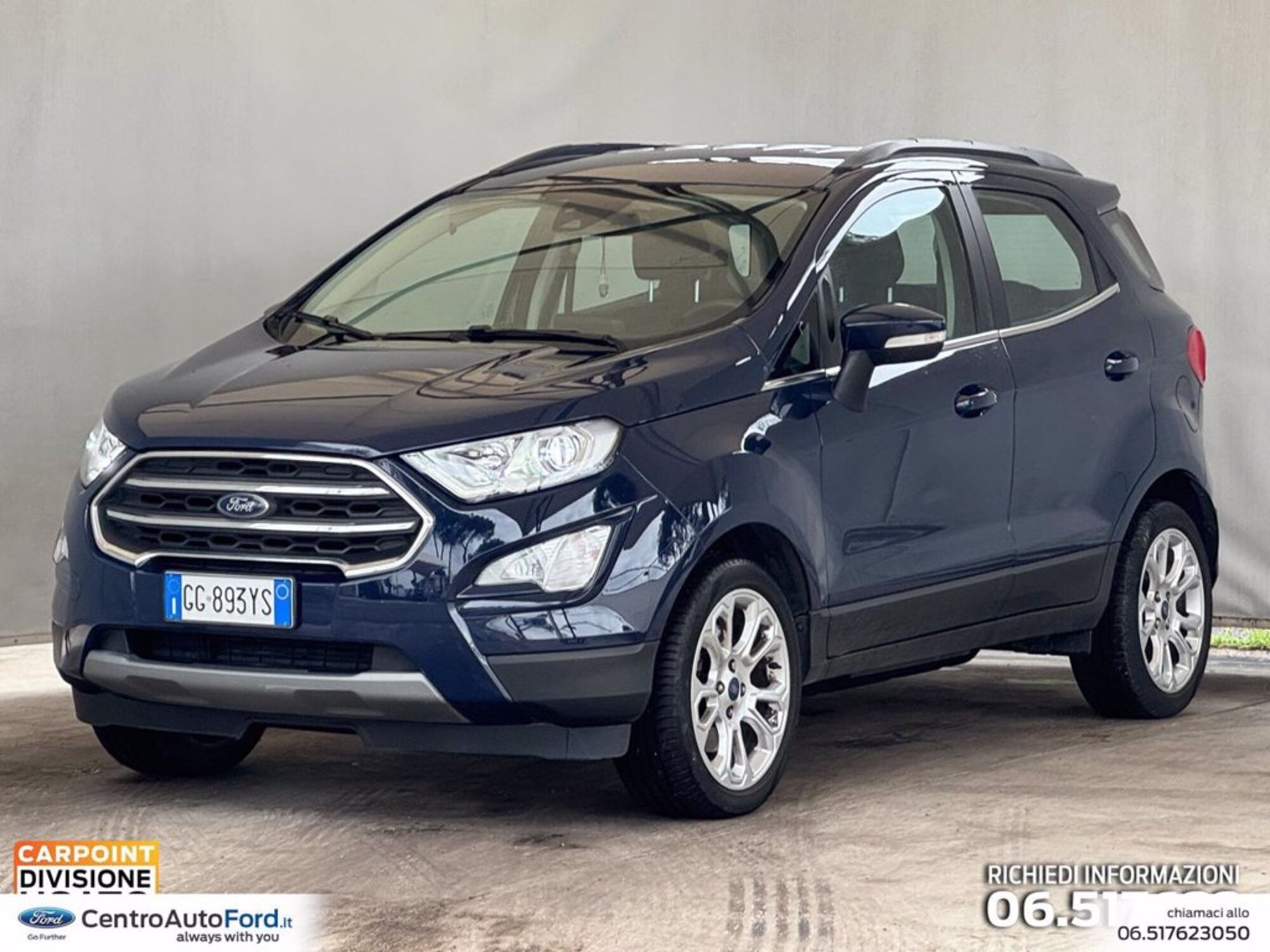 Ford EcoSport 1.0 EcoBoost 125 CV Titanium  del 2021 usata a Albano Laziale