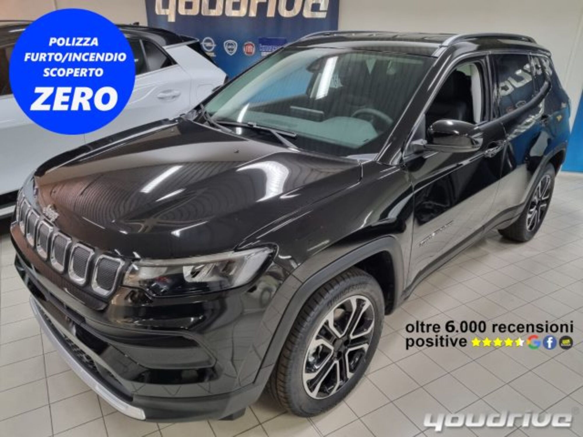 Jeep Compass 1.6 mjt Limited 2wd 130cv del 2022 usata a Nola