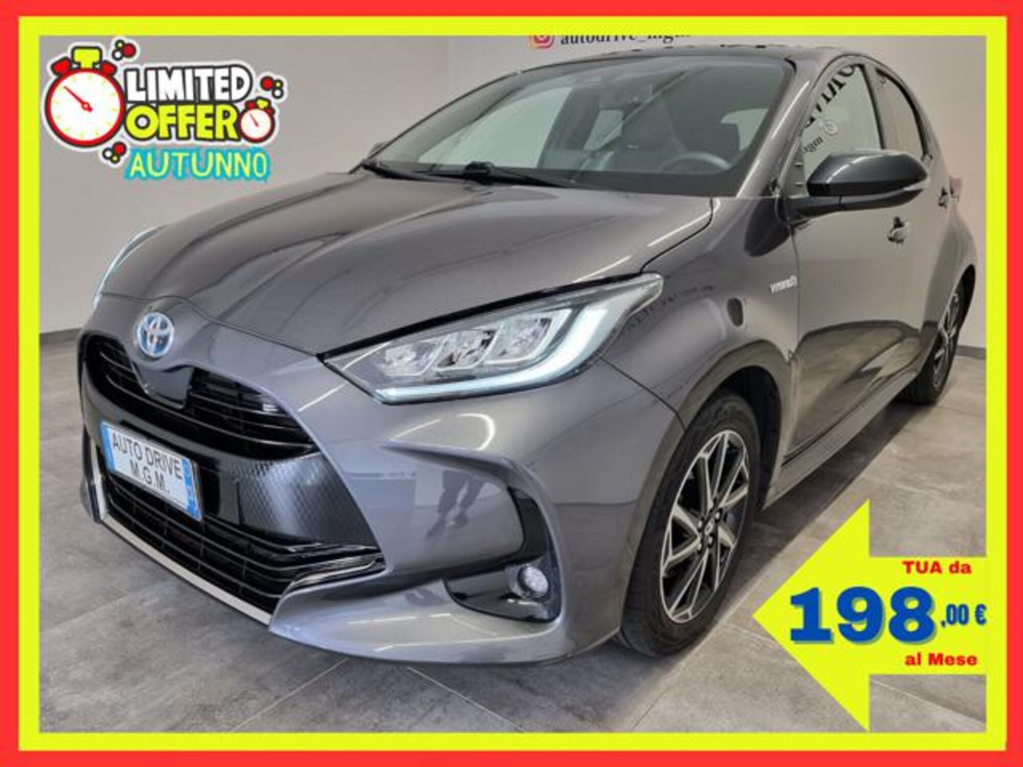 Toyota Yaris 1.5 Hybrid 5 porte Lounge del 2020 usata a Erba