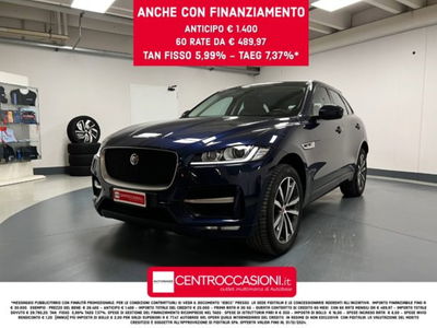 Jaguar F-Pace 3.0 D V6 300 CV AWD aut. R-Sport  del 2017 usata a Brescia