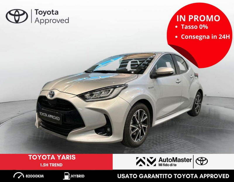 Toyota Yaris 1.5 Hybrid 5 porte Trend del 2020 usata a Ferrara