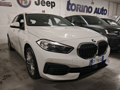 BMW Serie 1 116d 2.0 116CV cat 5 porte Attiva DPF del 2021 usata a Torino