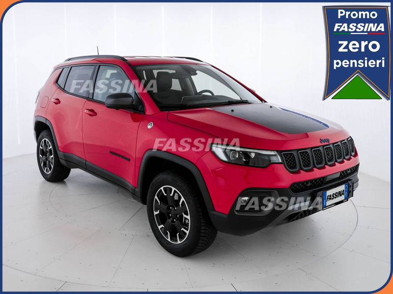 Jeep Compass 1.3 T4 240CV PHEV AT6 4xe Trailhawk  del 2021 usata a Milano