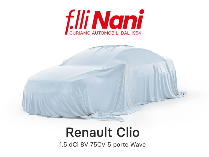 Renault Clio 1.5 dCi 8V 75CV Start&amp;Stop 5 porte Wave del 2014 usata a Massa