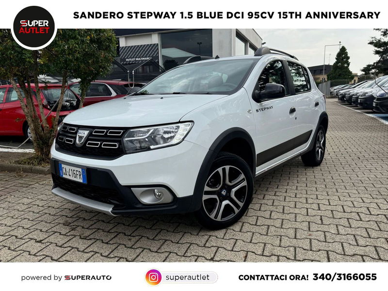 Dacia Sandero Stepway 1.5 Blue dCi 95CV 15th Anniversary del 2020 usata a Vigevano