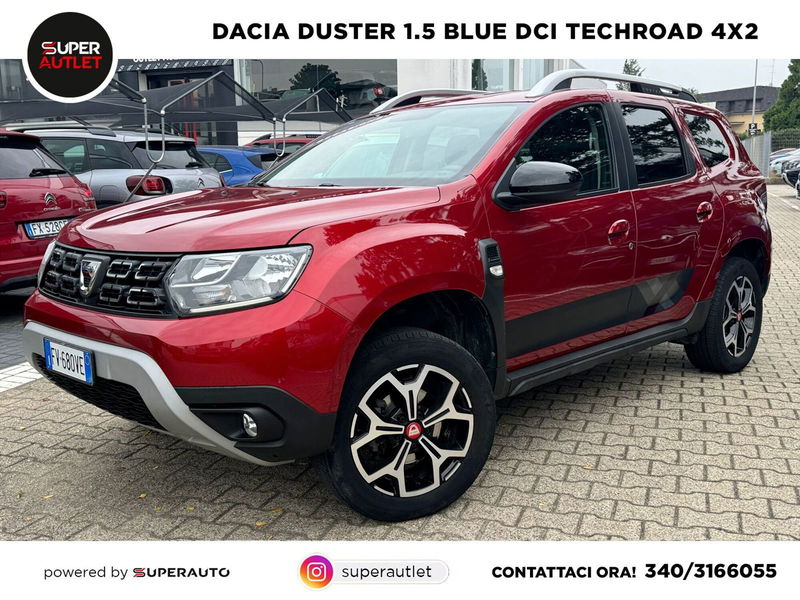 Dacia Duster 1.5 Blue dCi 8V 115 CV 4x2 Techroad del 2019 usata a Vigevano