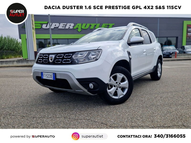 Dacia Duster 1.6 SCe GPL 4x2 Prestige del 2019 usata a Vigevano