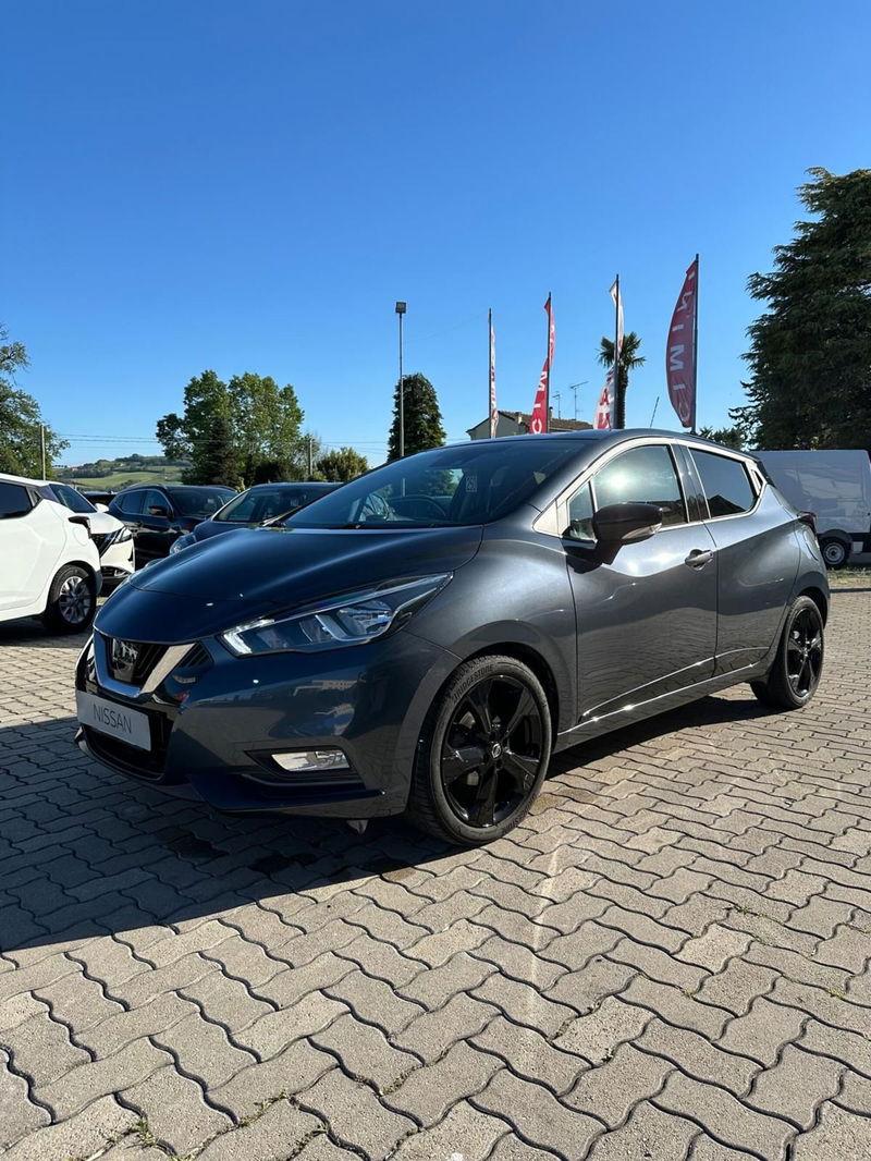 Nissan Micra 1.2 12V 5 porte N-TEC del 2017 usata a Montecosaro