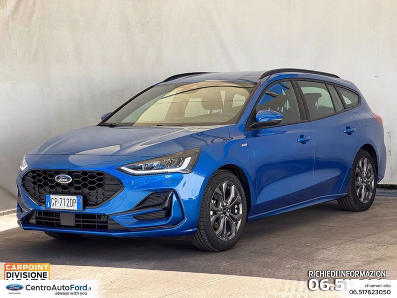 Ford Focus Station Wagon 1.5 EcoBlue 120 CV SW ST-Line X del 2023 usata a Albano Laziale