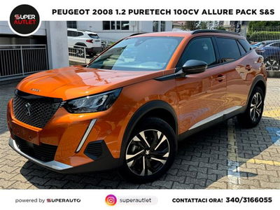 Peugeot 2008 PureTech 100 S&amp;S Allure Pack  del 2023 usata a Vigevano