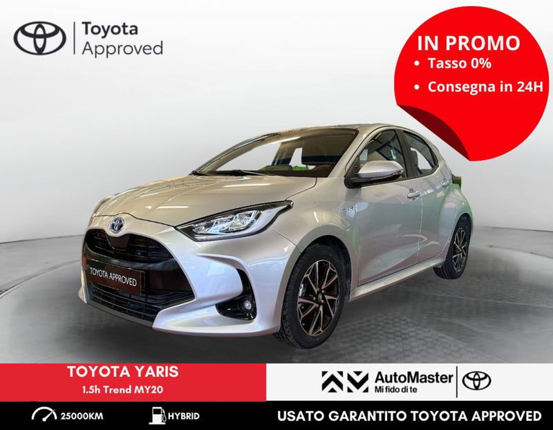 Toyota Yaris 1.5 Hybrid 5 porte Trend del 2020 usata a Ferrara