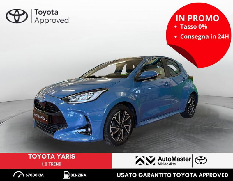 Toyota Yaris 1.0 5 porte Trend  del 2021 usata a Ferrara