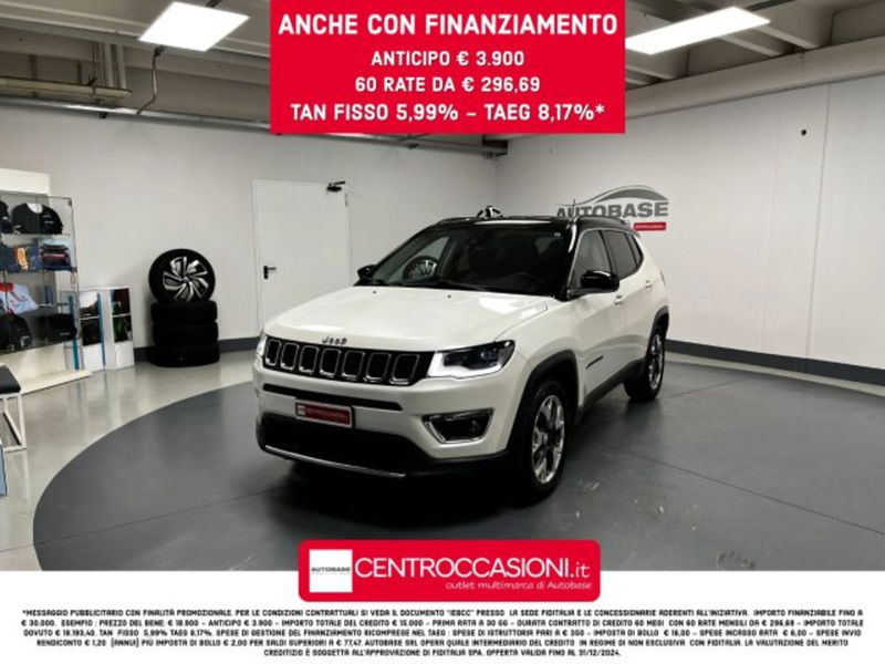 Jeep Compass 1.4 MultiAir 2WD Limited  del 2019 usata a Brescia