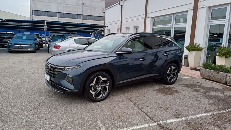 Hyundai Tucson 1.6 hev NLine 4wd auto del 2021 usata a Veggiano