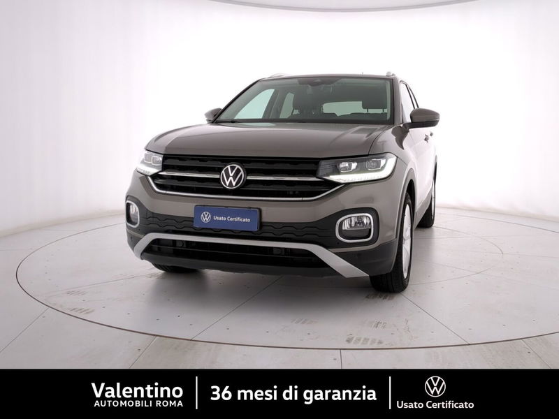 Volkswagen T-Cross 1.0 TSI 110 CV DSG Advanced del 2020 usata a Roma