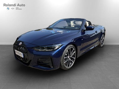 BMW Serie 4 Cabrio 420d  mhev 48V MSport Pro auto del 2022 usata a Alessandria