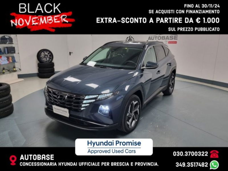 Hyundai Tucson 1.6 hev Xline 4wd auto del 2021 usata a Brescia