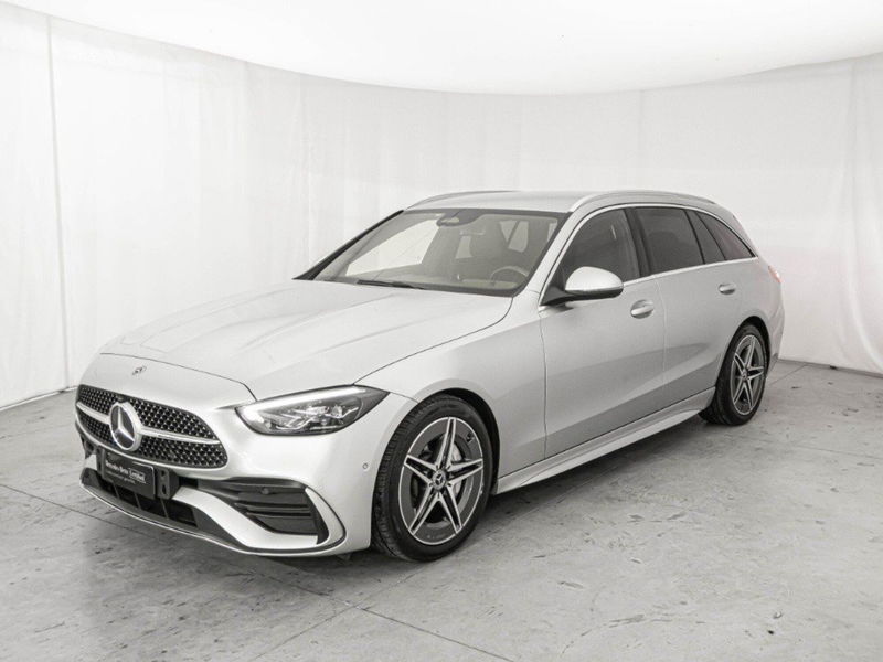 Mercedes-Benz Classe C Station Wagon 220 d mhev AMG Line Premium Plus 4matic 200cv auto del 2021 usata a Ancona