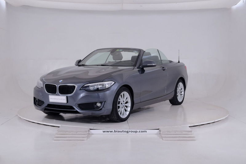 BMW Serie 2 Cabrio 218d  Advantage  del 2016 usata a Settimo Torinese