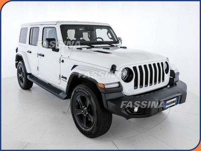 Jeep Wrangler Unlimited 2.2 Mjt II Night Eagle del 2020 usata a Milano