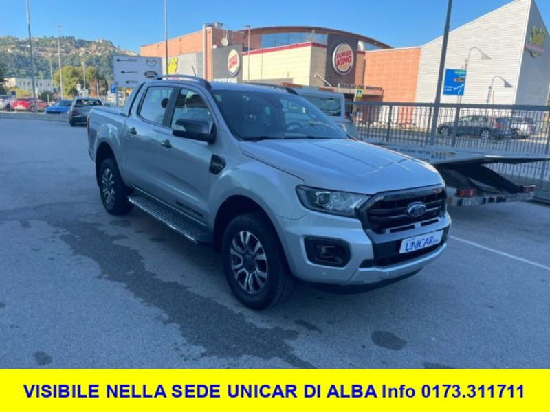 Ford Ranger Pick-up Ranger 2.0 ECOBLUE aut. 213 CV DC Wildtrak 5 posti del 2021 usata a Alba