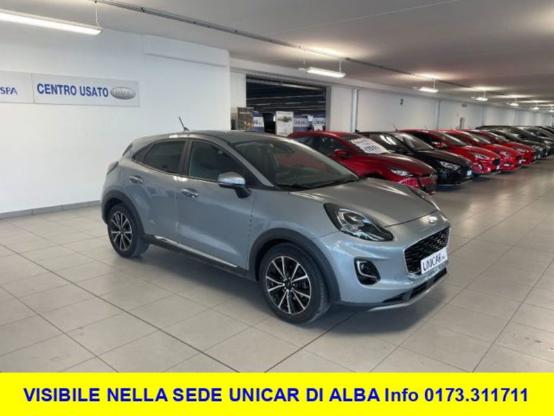 Ford Puma 1.0 EcoBoost Hybrid 125 CV S&amp;S aut. Titanium Design  del 2021 usata a Alba