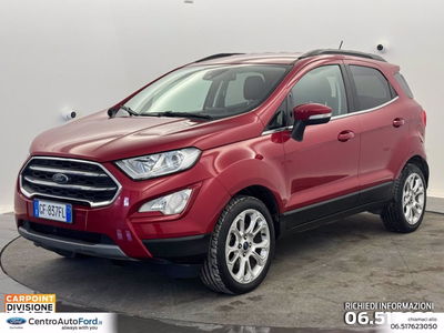 Ford EcoSport 1.0 EcoBoost 125 CV Titanium  del 2021 usata a Albano Laziale