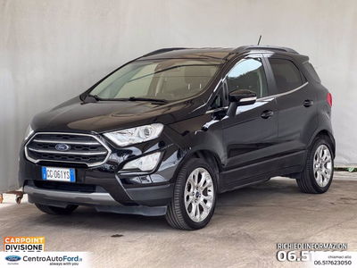 Ford EcoSport 1.0 EcoBoost 125 CV Titanium  del 2021 usata a Albano Laziale