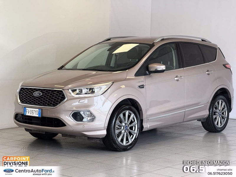 Ford Kuga 2.0 TDCI 180 CV S&amp;S 4WD Powershift Vignale  del 2019 usata a Albano Laziale