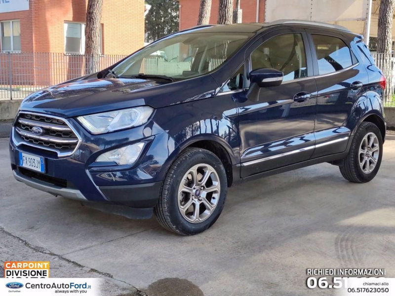 Ford EcoSport 1.0 EcoBoost 100 CV Titanium  del 2019 usata a Albano Laziale