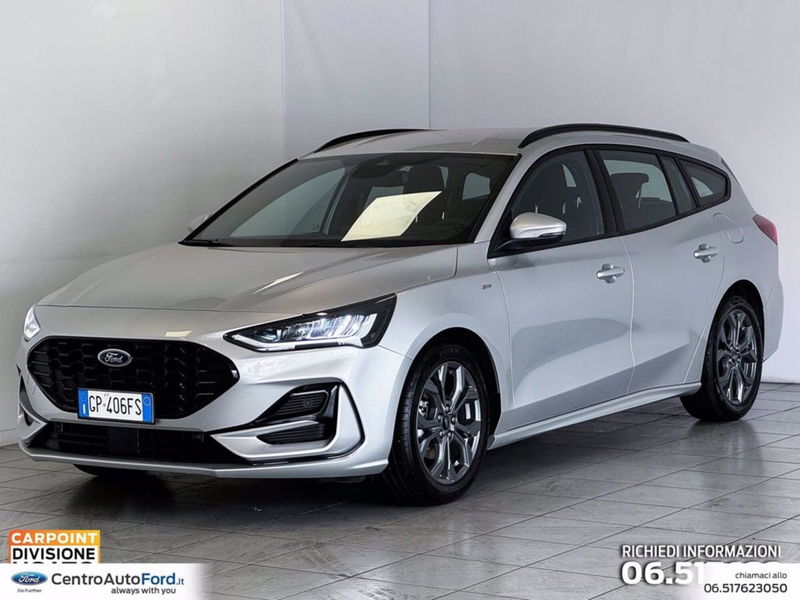 Ford Focus Station Wagon 1.0 EcoBoost Hybrid 125 CV SW ST-Line  del 2023 usata a Albano Laziale