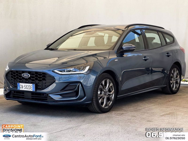 Ford Focus Station Wagon 1.0 EcoBoost Hybrid 125 CV SW ST-Line  del 2023 usata a Albano Laziale