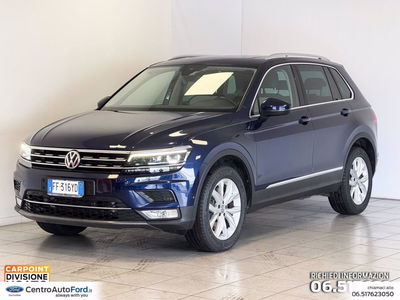 Volkswagen Tiguan 2.0 TDI 190 CV SCR DSG 4MOTION Executive BMT del 2016 usata a Albano Laziale