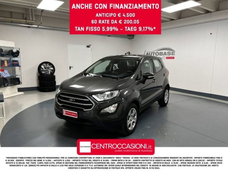 Ford EcoSport 1.5 Ecoblue 95 CV Start&amp;Stop Plus del 2020 usata a Brescia