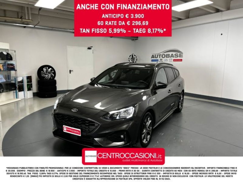 Ford Focus Station Wagon 1.0 EcoBoost 125 CV automatico SW ST-Line  del 2020 usata a Brescia