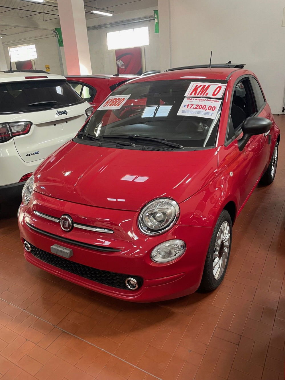 Fiat 500 nuova a Lucca