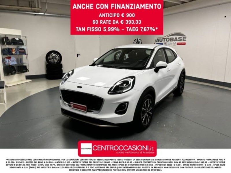 Ford Puma 1.0 EcoBoost Hybrid 125 CV S&amp;S aut. Titanium Design  del 2021 usata a Brescia