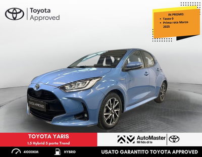 Toyota Yaris 1.5 Hybrid 5 porte Trend del 2020 usata a Ferrara