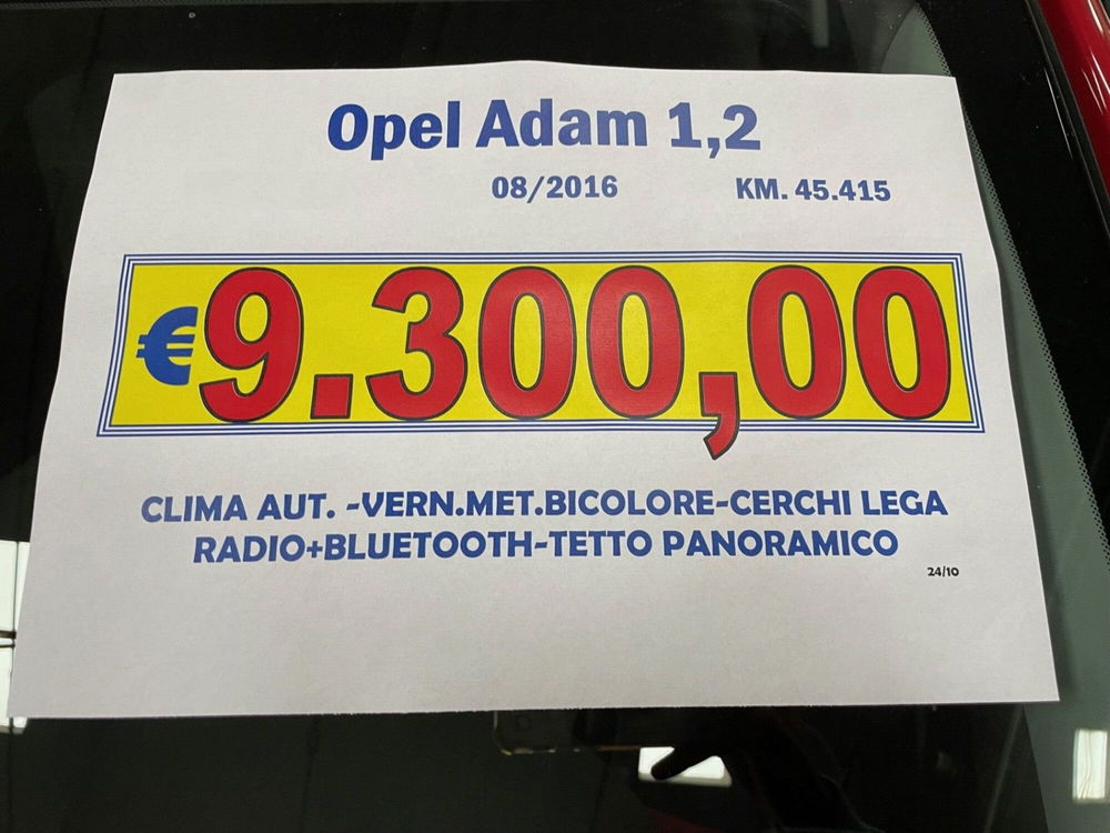 Opel Adam usata a Lucca (14)