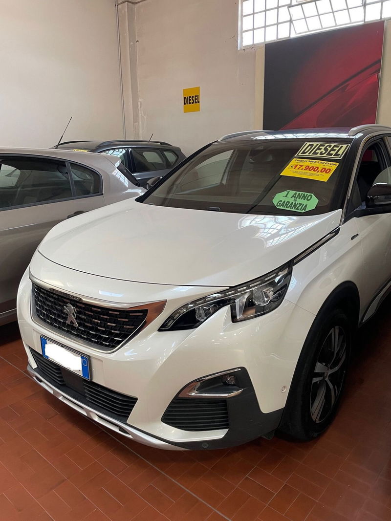 Peugeot 3008 BlueHDi 120 S&amp;S EAT6 GT Line  del 2017 usata a Altopascio