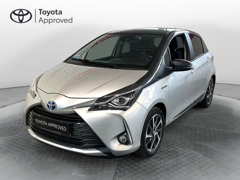 Toyota Yaris 1.5 Hybrid 5 porte Y20 Bitone  del 2019 usata a Prato