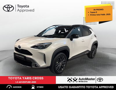 Toyota Yaris Cross 1.5 Hybrid 5p. E-CVT AWD-i Adventure del 2023 usata a Ferrara