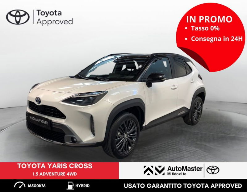 Toyota Yaris Cross 1.5 Hybrid 5p. E-CVT AWD-i Adventure del 2023 usata a Ferrara