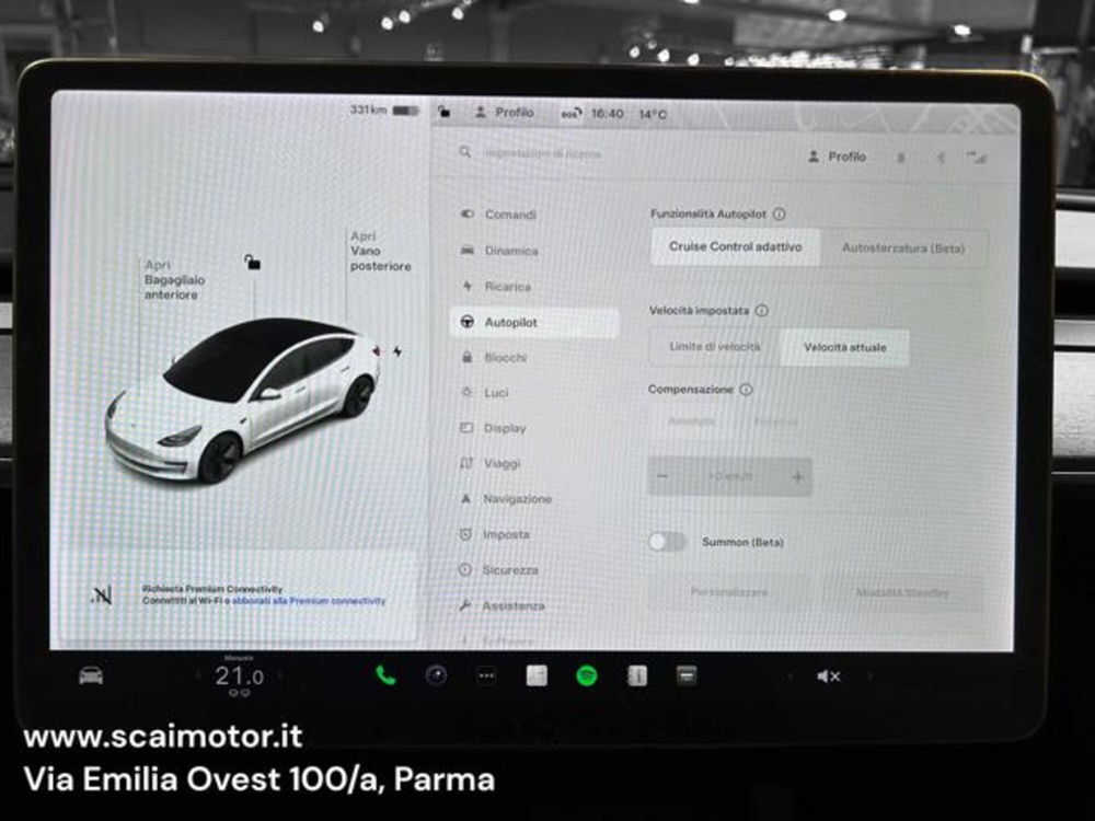 Tesla Model 3 usata a Parma (13)